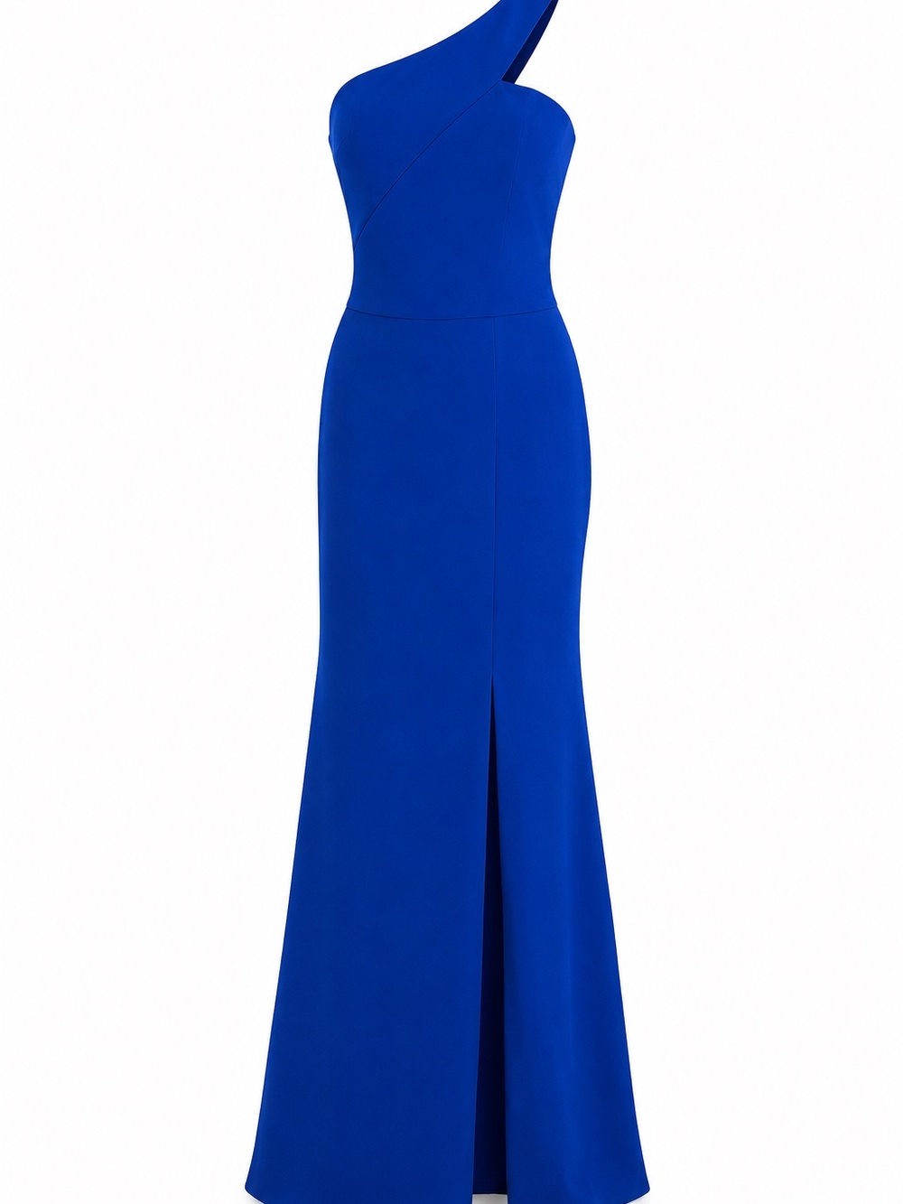 Theia One-Shoulder Cobalt Evening Gown NWT